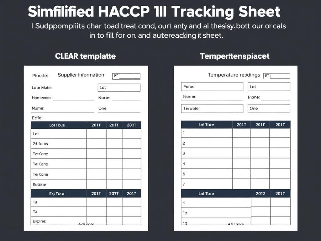 Fiche de traçabilité HACCP pour les Food Trucks