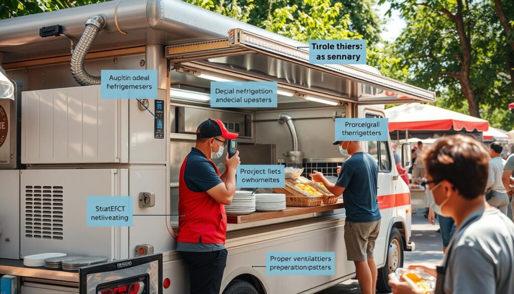 Gestion de la chaîne du froid lors d'événements estivaux pour HACCP dans les Food Trucks