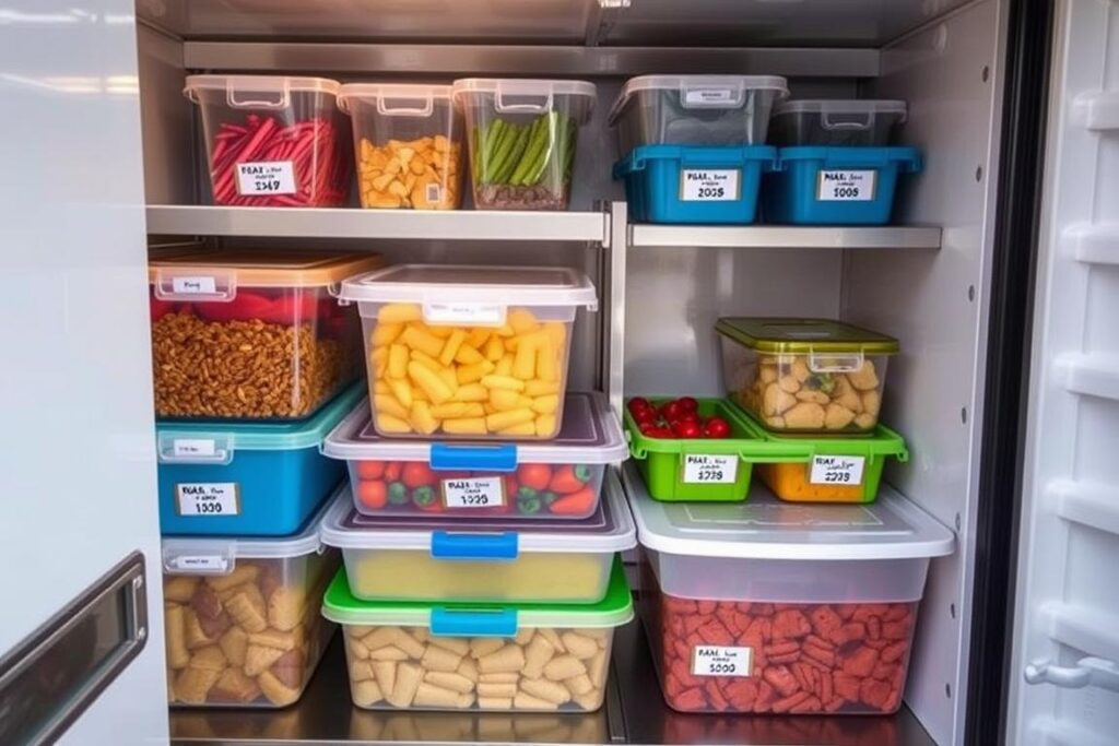 Organisation des denrées alimentaires selon HACCP pour les Food Trucks