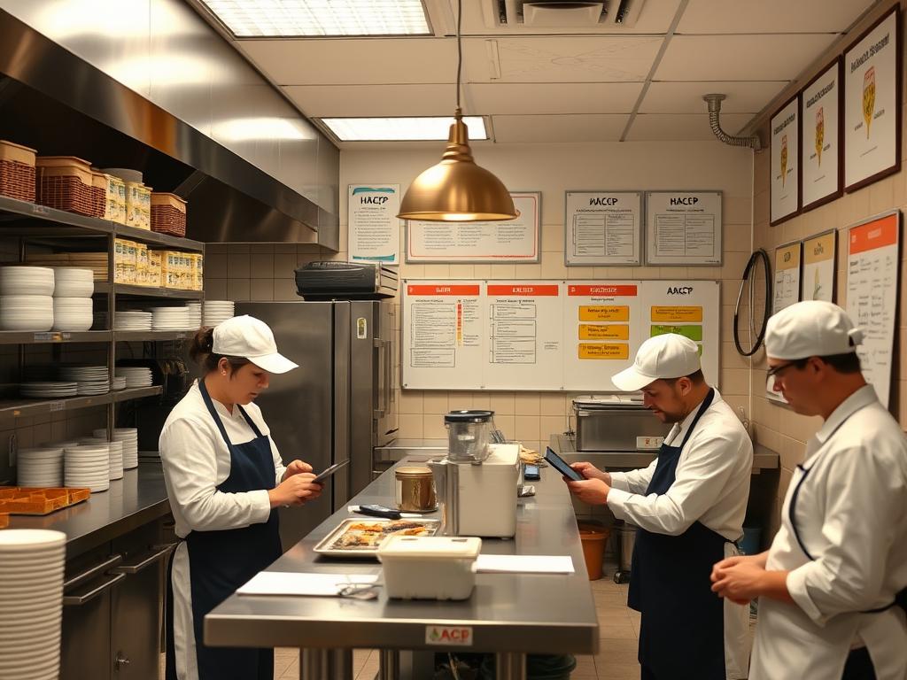 Restaurant ayant simplifié son système HACCP avec succès