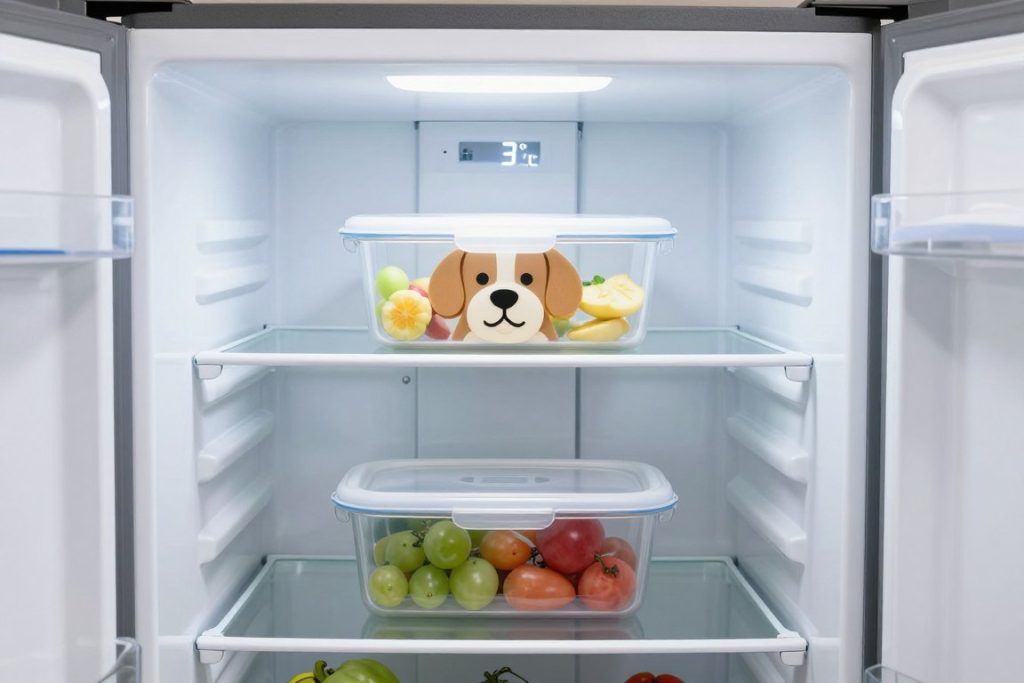 Conservation appropriée d'un doggy bag au réfrigérateur