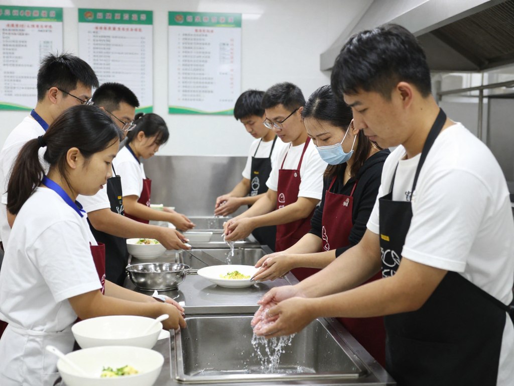 Formation pratique hygiène alimentaire en cuisine avec démonstration