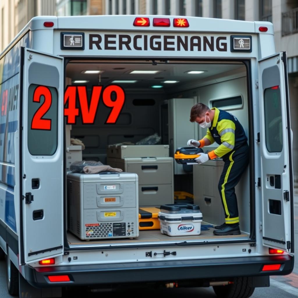 Camion intervention urgence frigoriste disponible 24h sur 24