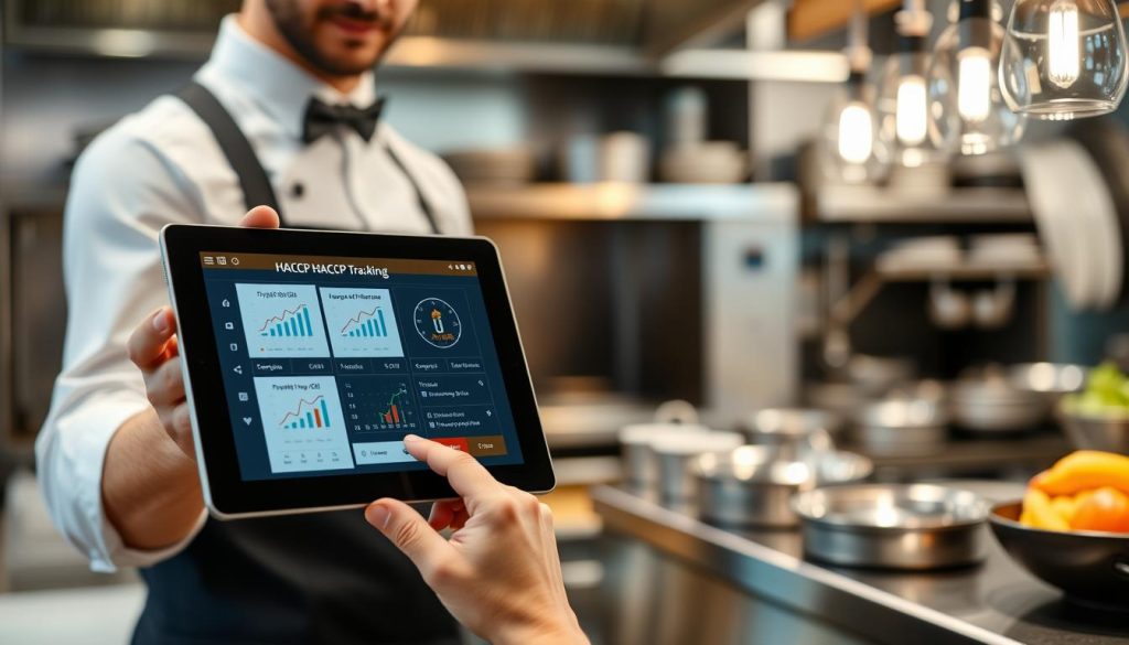 Digital tracking solution for gestion des huiles de friture on tablet device