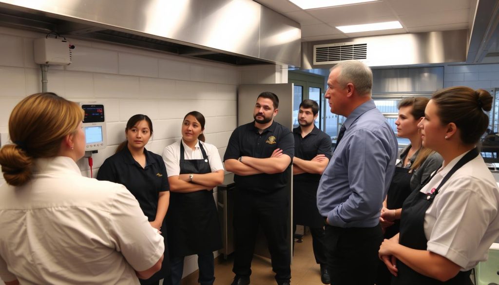 Formation personnel restaurant protocole urgence panne chambre froide