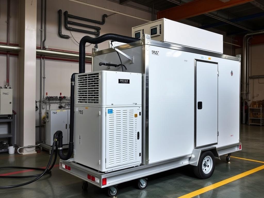 Groupe froid mobile location connecté chambre froide temporairement