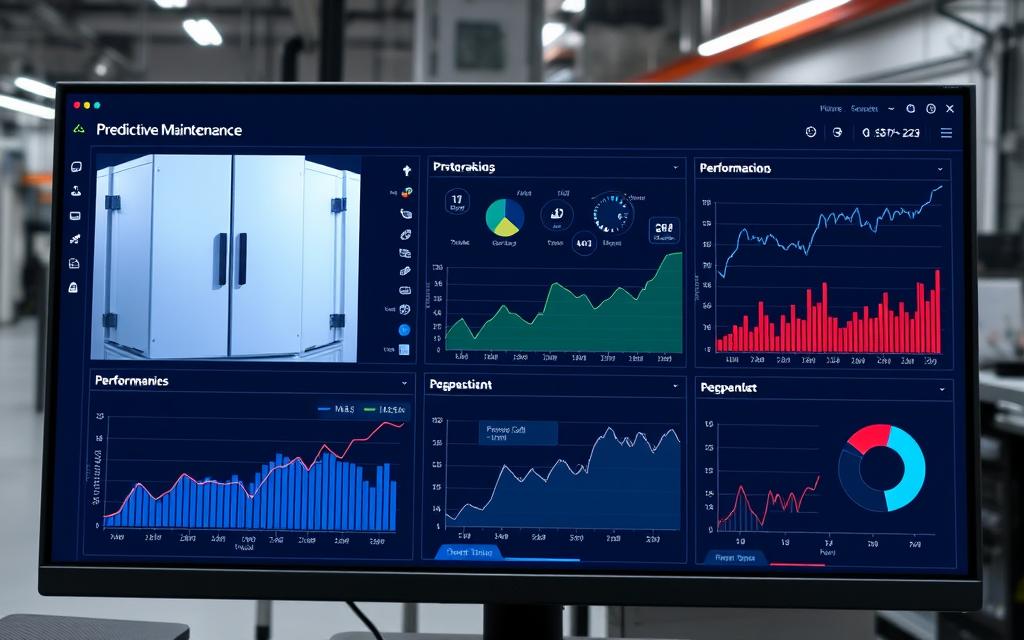 Interface logiciel maintenance prédictive analyse données chambre froide