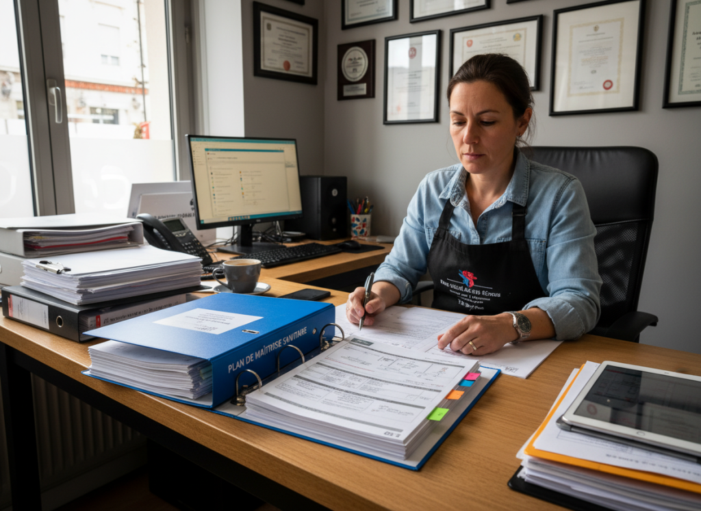 Plan de maîtrise sanitaire pour restaurant avec documents HACCP