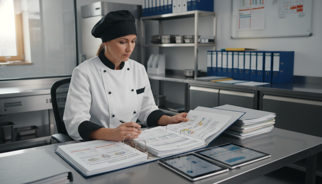 Documentation réglementaire HACCP et anti-gaspillage pour restauration professionnelle